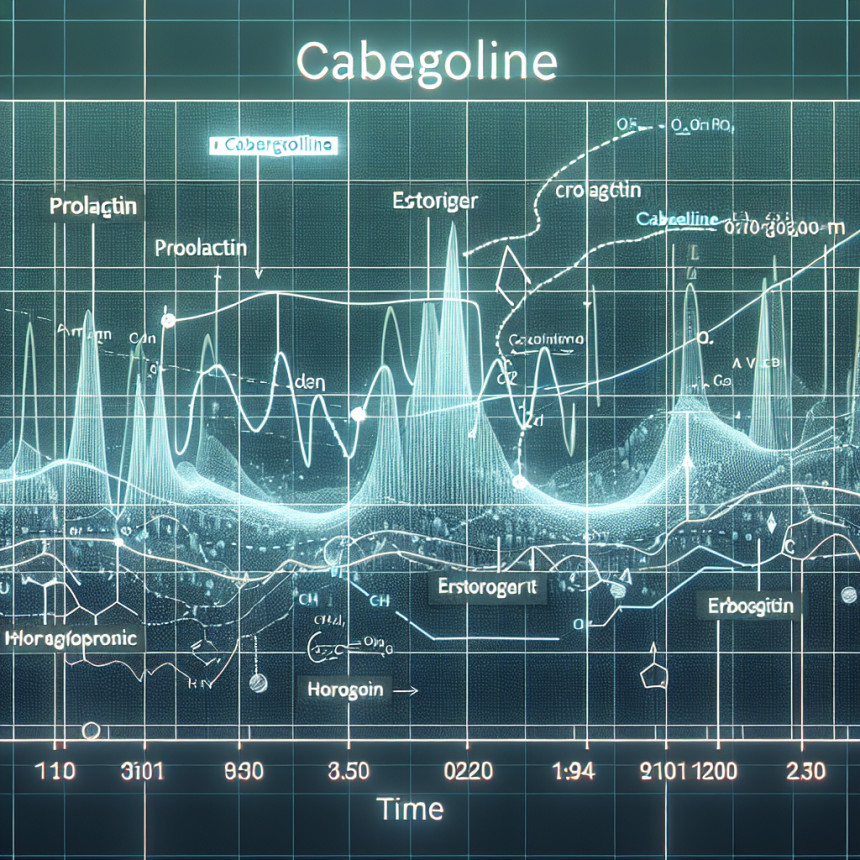 Cabergoline et l'effet sur les niveaux hormonaux pendant la période de séchage