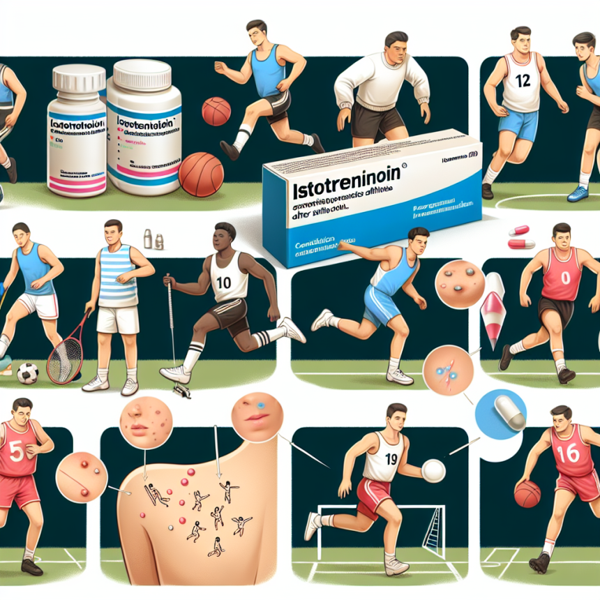 Caractéristiques de l'utilisation de l'isotrétinoïne chez les sportifs ayant des problèmes de peau