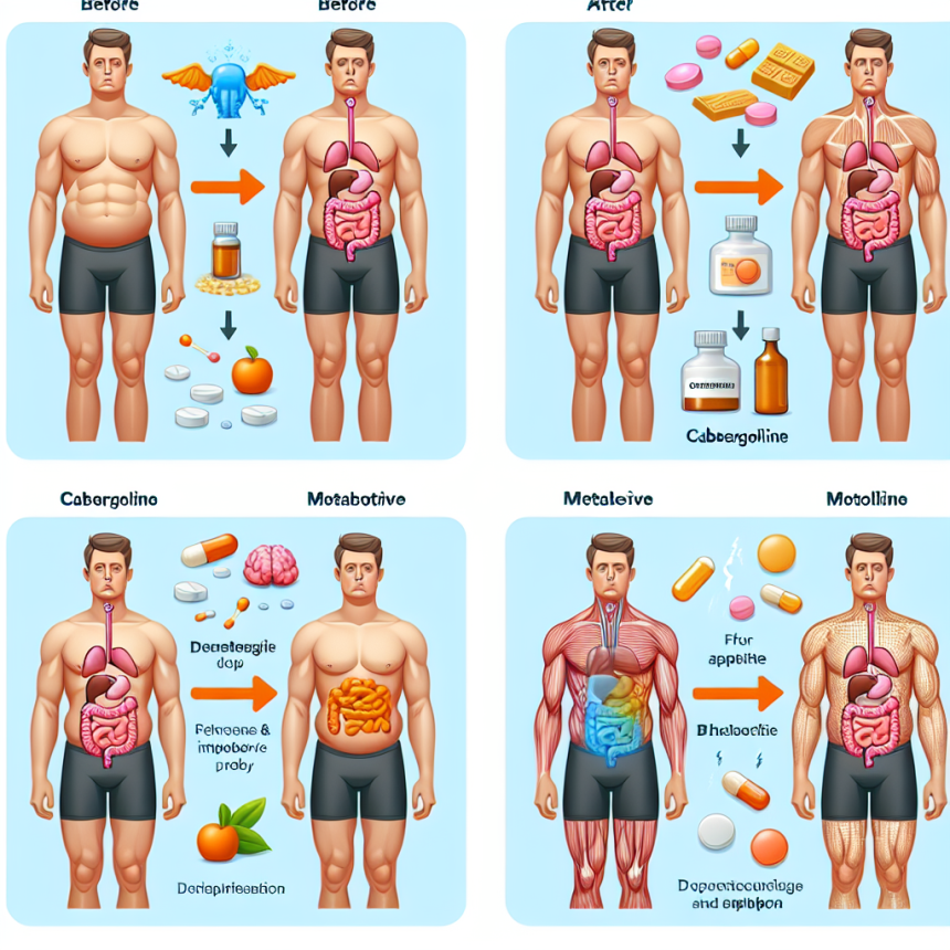 Comment la Cabergoline affecte l'appétit et le métabolisme