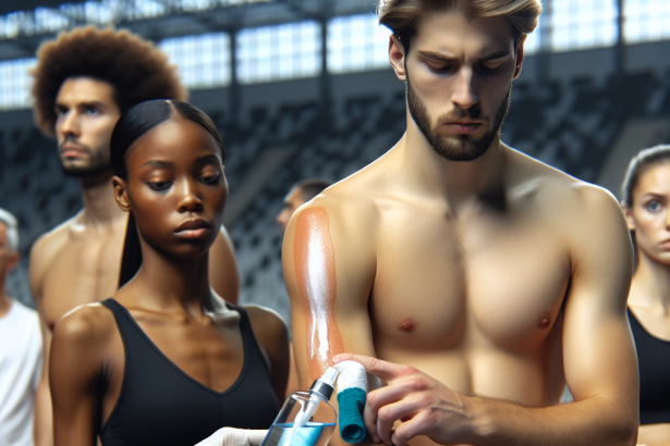 Eau Germicide chez les athlètes ayant des problèmes de peau pendant une séance de SAA ?