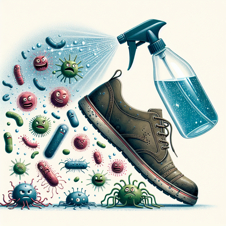 Eau germicide pour le traitement des chaussures : pourquoi est-ce nécessaire
