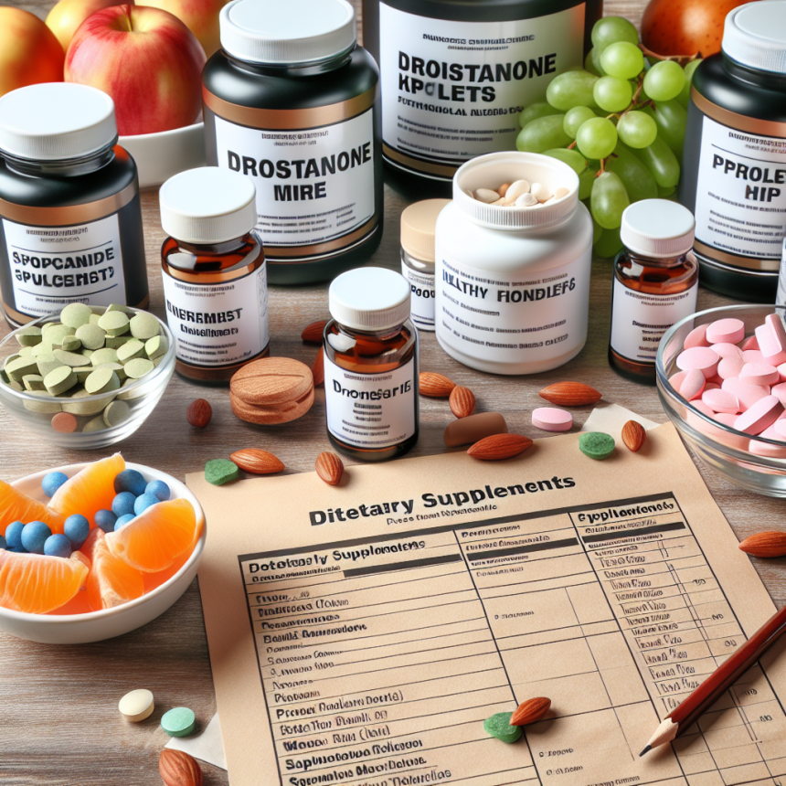 Suppléments adaptés à la Drostanolone