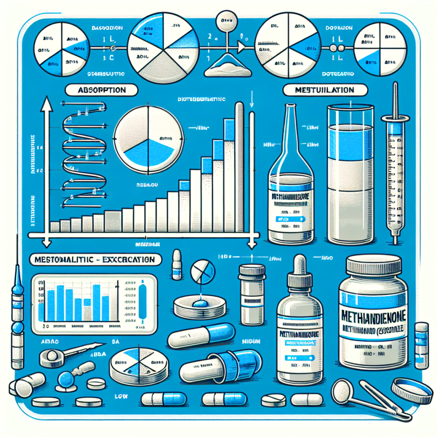 Caractéristiques de la pharmacocinétique de la méthandiénone à différentes posologies