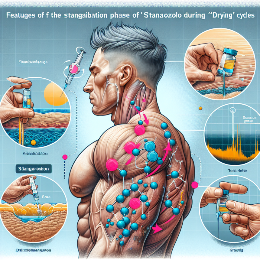 Caractéristiques de la stagnation de l'injection de stanozolol pendant les cycles de « sèchement »