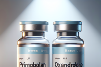 Combinaison de Primobolan et d’Oxandrolone