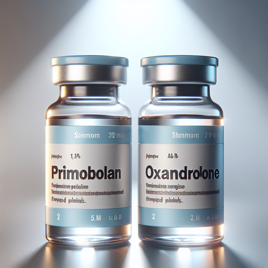 Combinaison de Primobolan et d’Oxandrolone