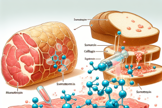 Comment la somatropine contribue à la synthèse du collagène dans les viandes et les pains au levain
