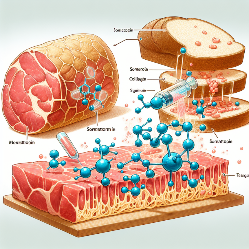 Comment la somatropine contribue à la synthèse du collagène dans les viandes et les pains au levain