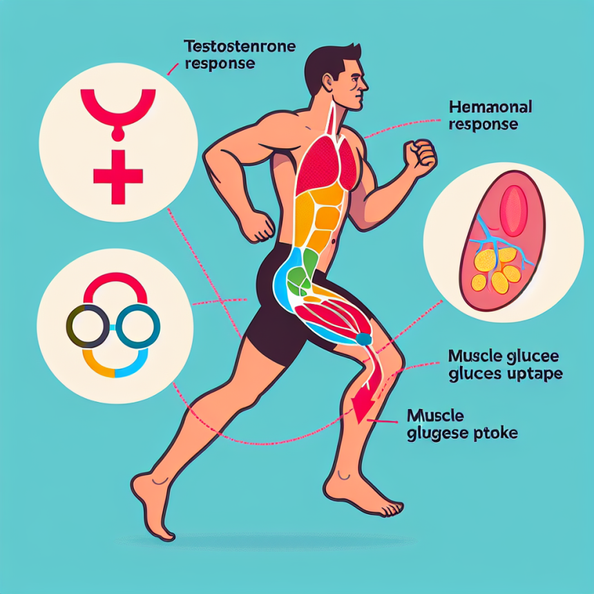 Effet de la testostérone sur la glycémie pendant l'effort physique