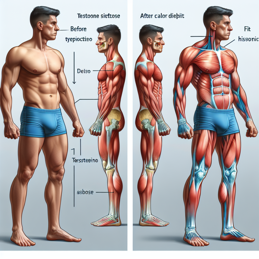 Effet du cypionate de testostérone sur la masse musculaire en cas de déficit calorique