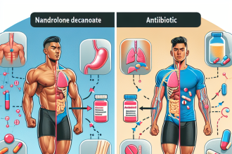 Interaction du décanoate de nandrolone avec les antibiotiques chez les athlètes