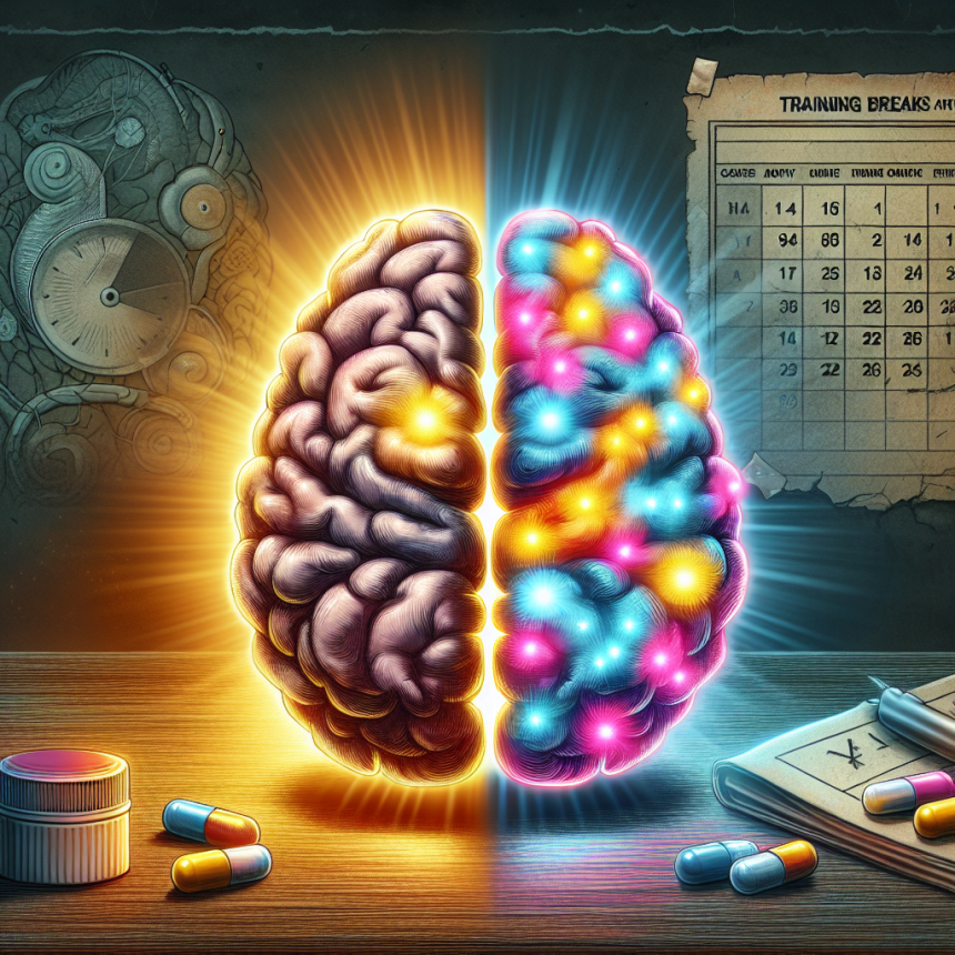 Restauration des fonctions cognitives après des pauses d'entraînement grâce au Modafinil
