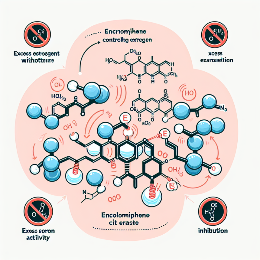 Citrate d'enclomifène et contrôle de l'excès d'œstrogènes sans inhibition
