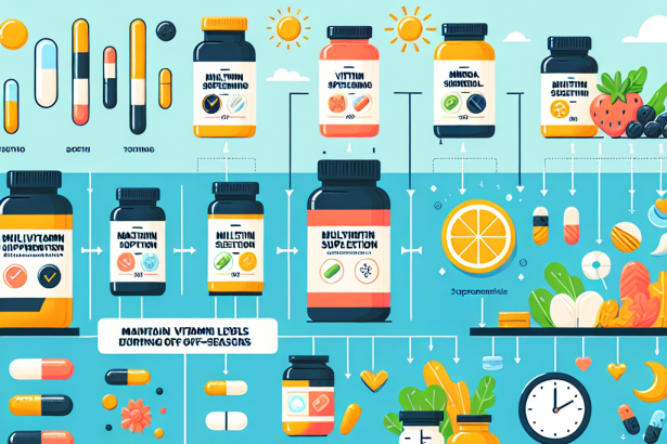Comment maintenir un bon niveau de vitamines hors saison grâce aux compléments alimentaires