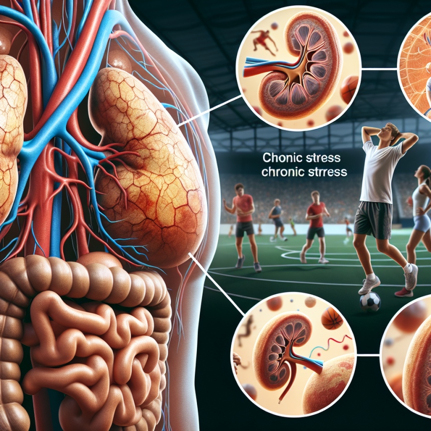 État des glandes surrénales lors d'un stress chronique chez les athlètes