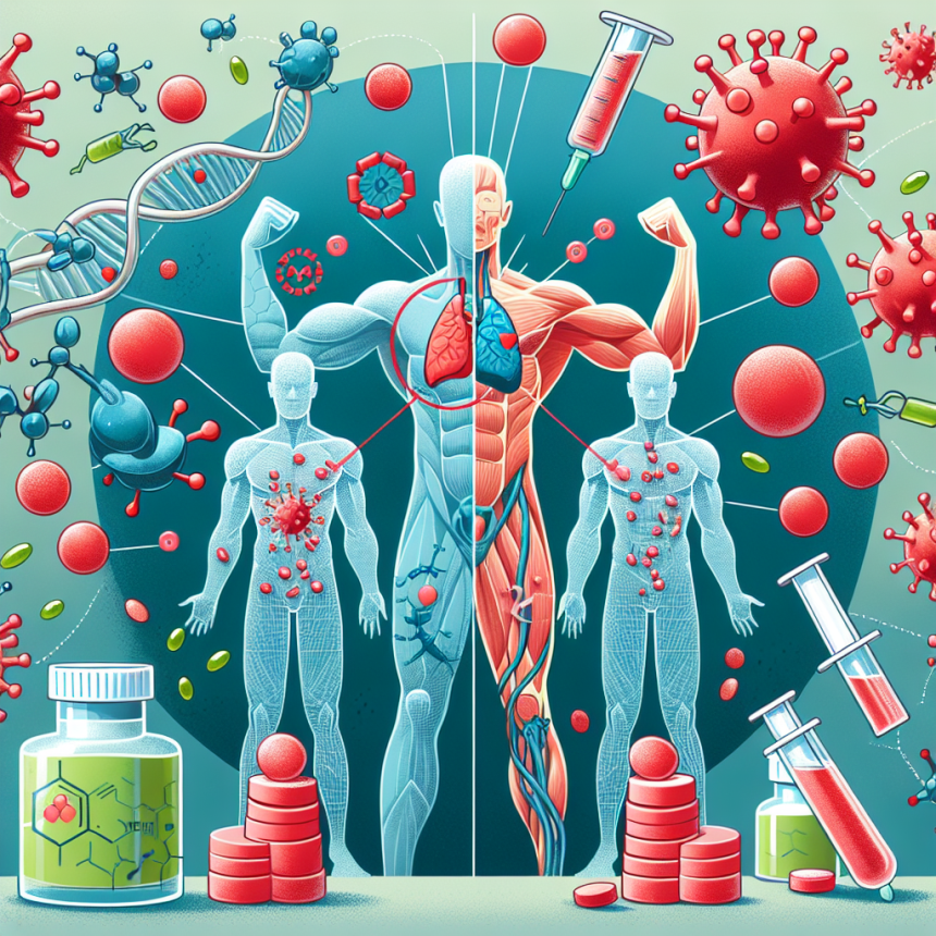 Influence de l'acétate de trenbolone sur les défenses immunitaires