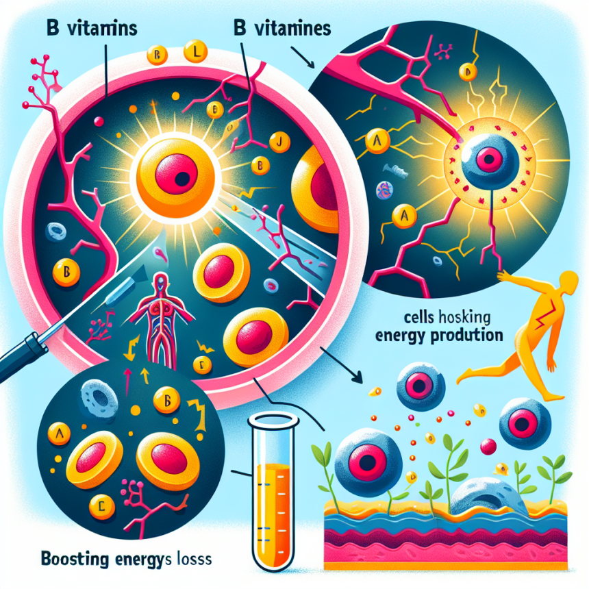 Le rôle des vitamines B dans la prévention des pertes d'énergie chroniques