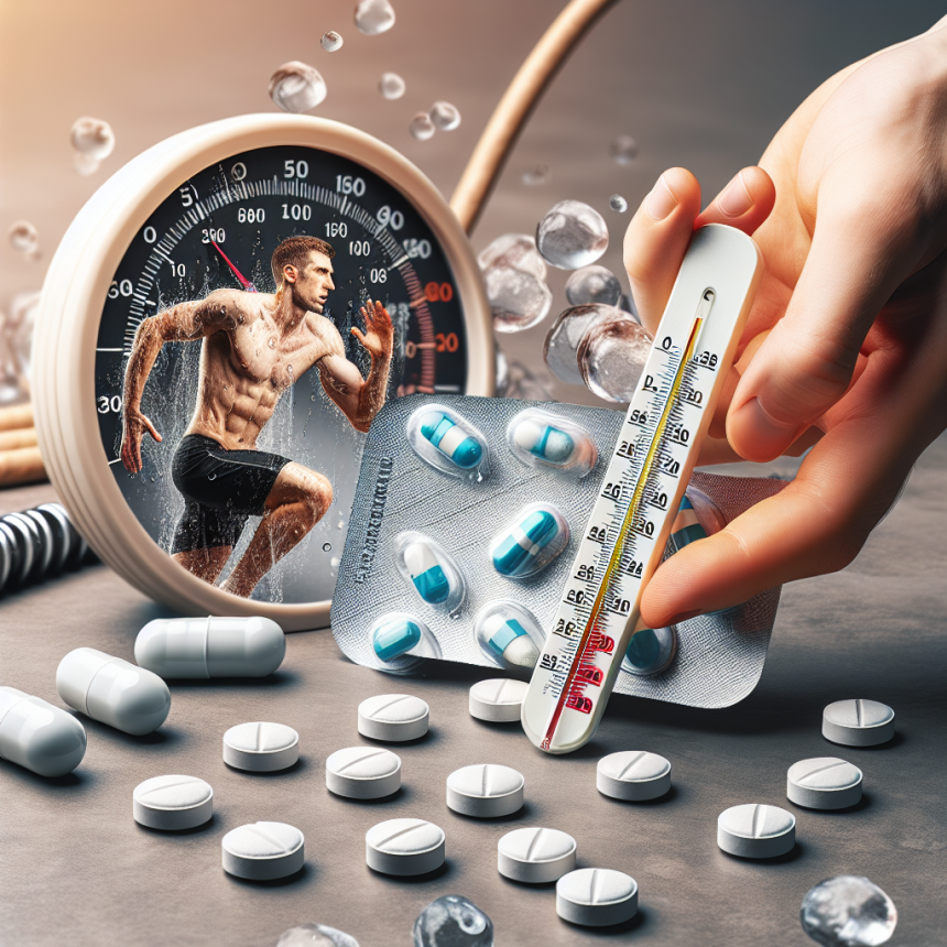 Lévothyroxine sodium et modification du seuil de température pendant l'effort