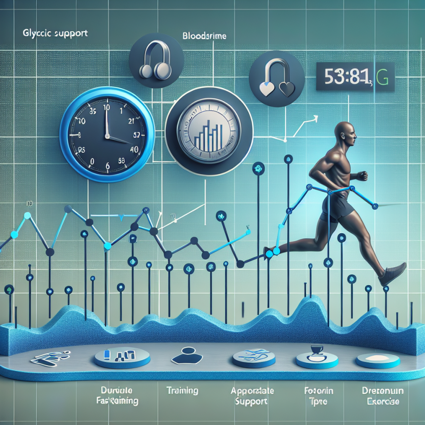 Protocole de soutien glycémique pendant l'entraînement à jeun