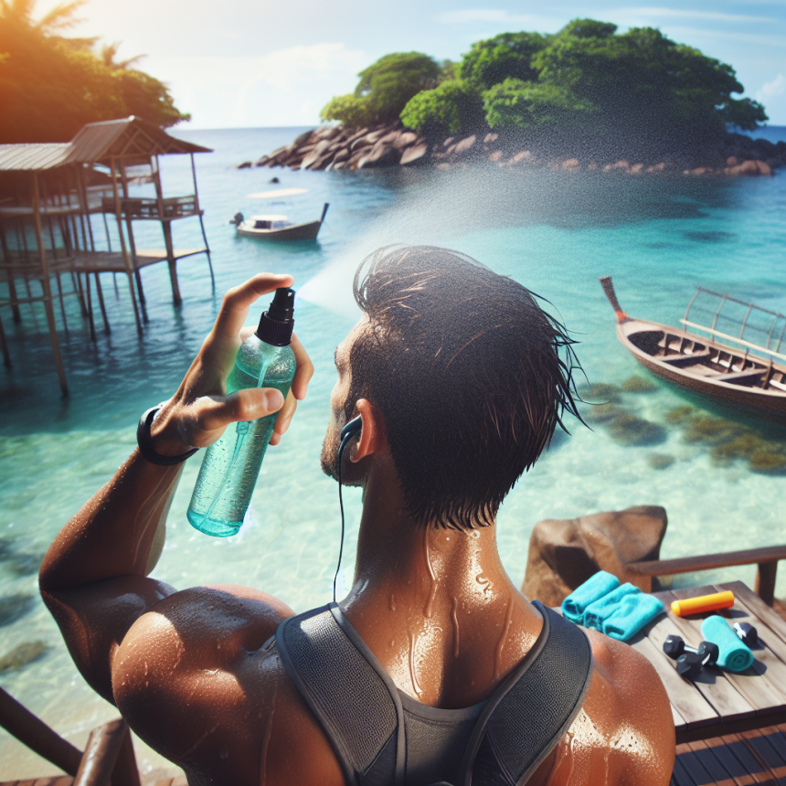 Sprays d'eau de mer pour le nettoyage des voies nasales après l'entraînement