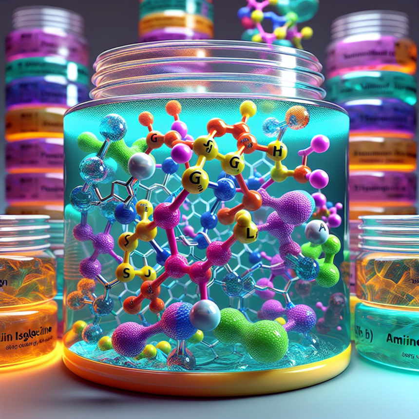 Acides aminés dans les gels sportifs