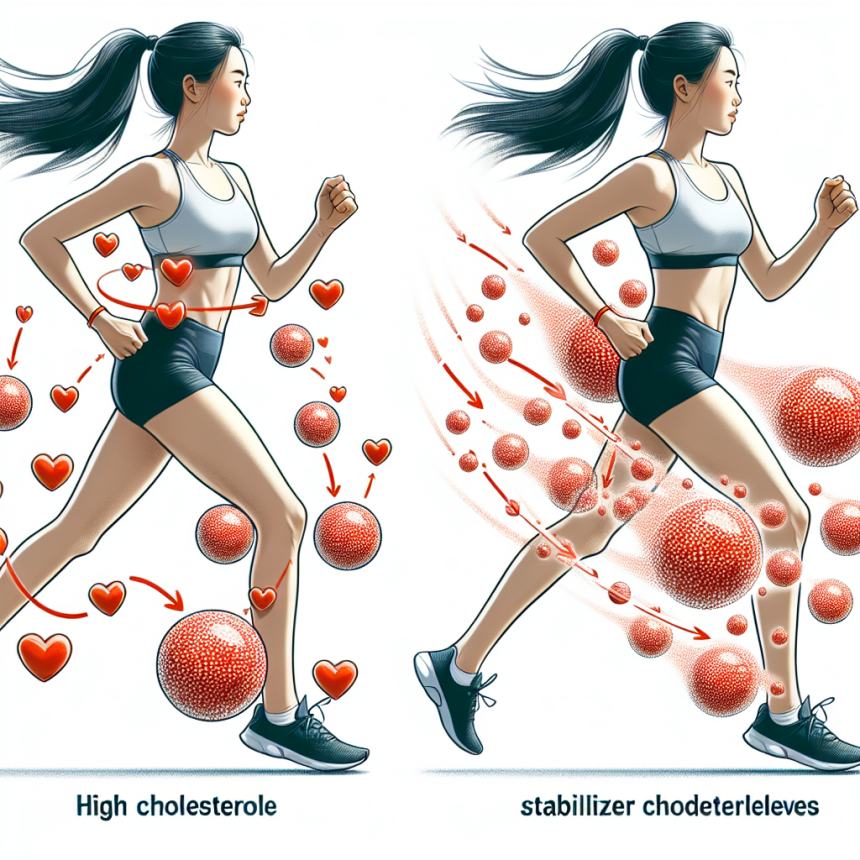 L'effet de l'ézétimibe sur la stabilisation du taux de cholestérol chez les athlètes soumis à des charges élevées.