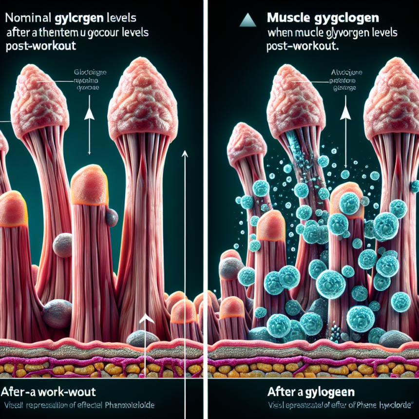 L'effet du chlorhydrate de phentermine sur le taux de glycogène musculaire après l'entraînement